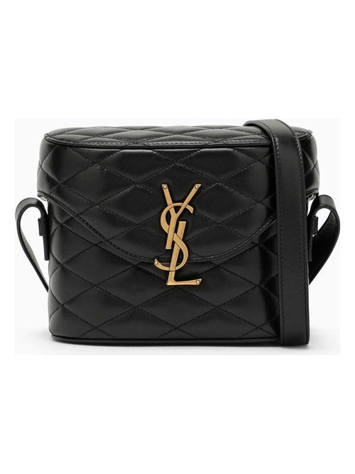 Women's Quilted Box Bag in Black | 7100801EL07