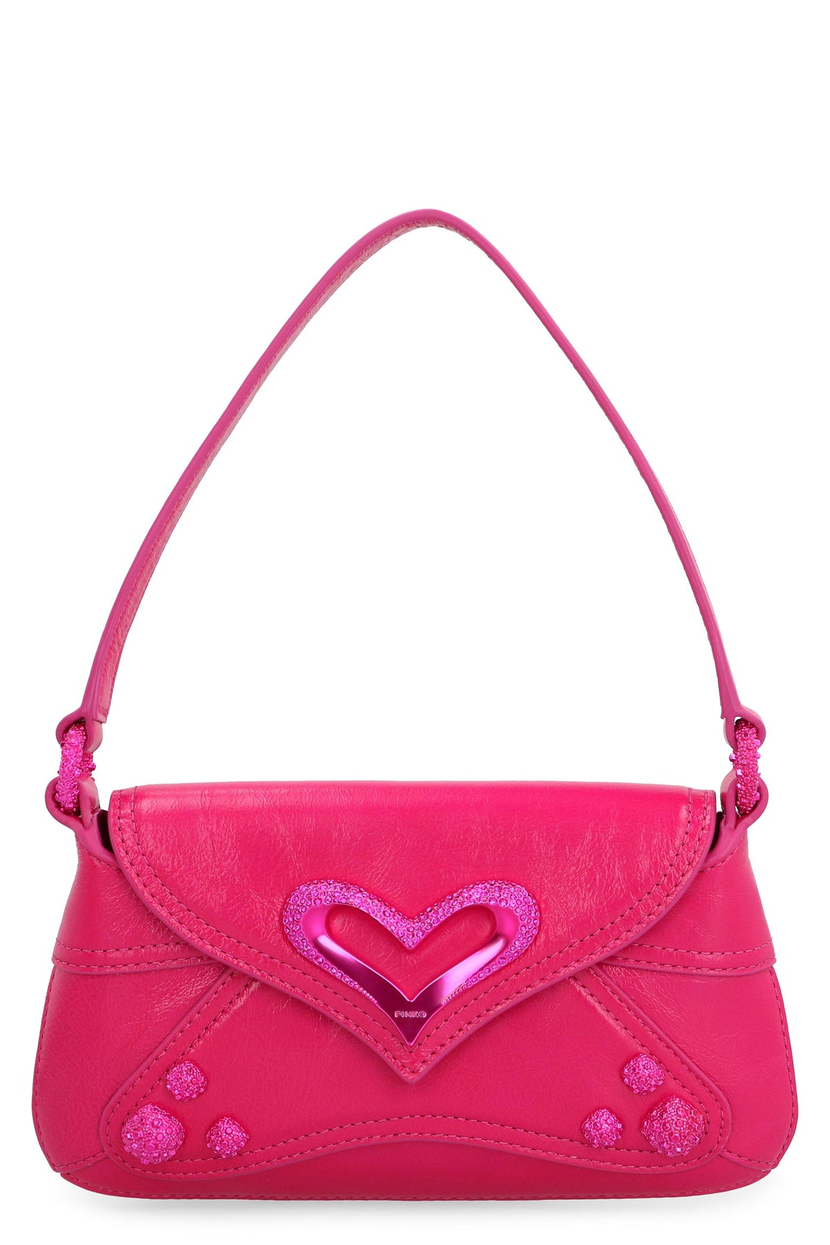 Pinko Women's Baby 520 Bag Leather Bag in Fuchsia | 102830A1RR Color N17B