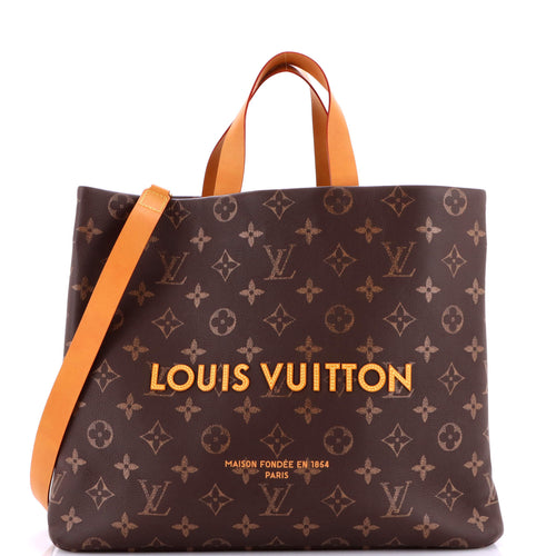 Shopping Tote Monogram Leather MM