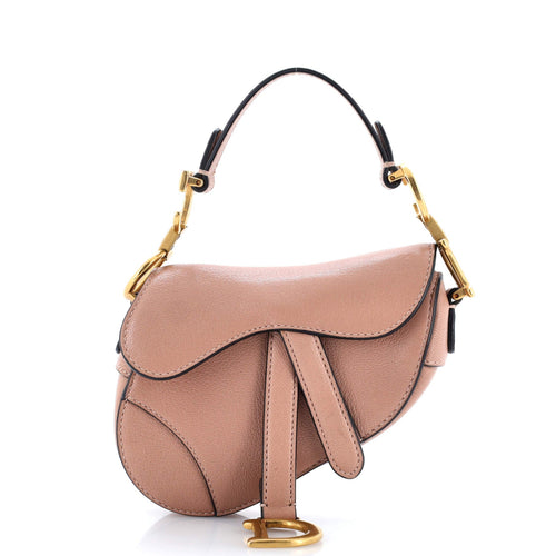 Saddle Handbag Leather Micro