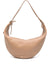 Women's Augustina Leather Hobo Bag in Beige | Size UNI | H6014894