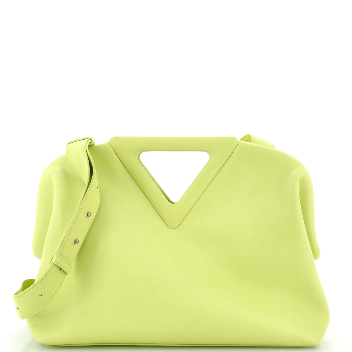 Bottega Veneta Point Shoulder Bag Leather Medium