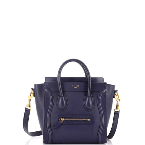 CELINE Luggage Bag Smooth Leather Nano
