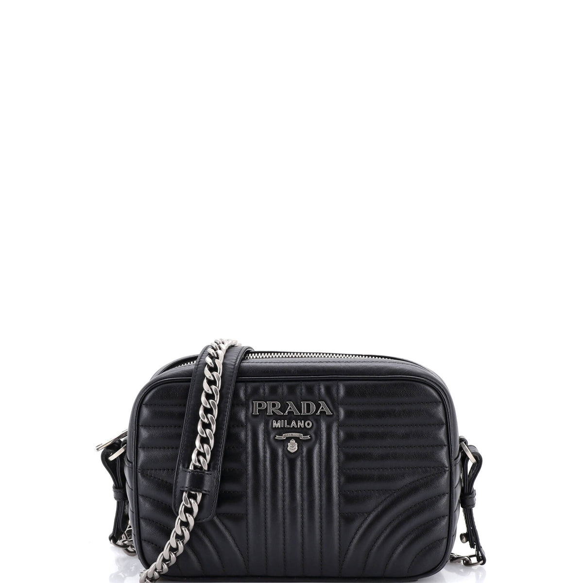Prada PRADA Camera Bag Diagramme Quilted Leather Small