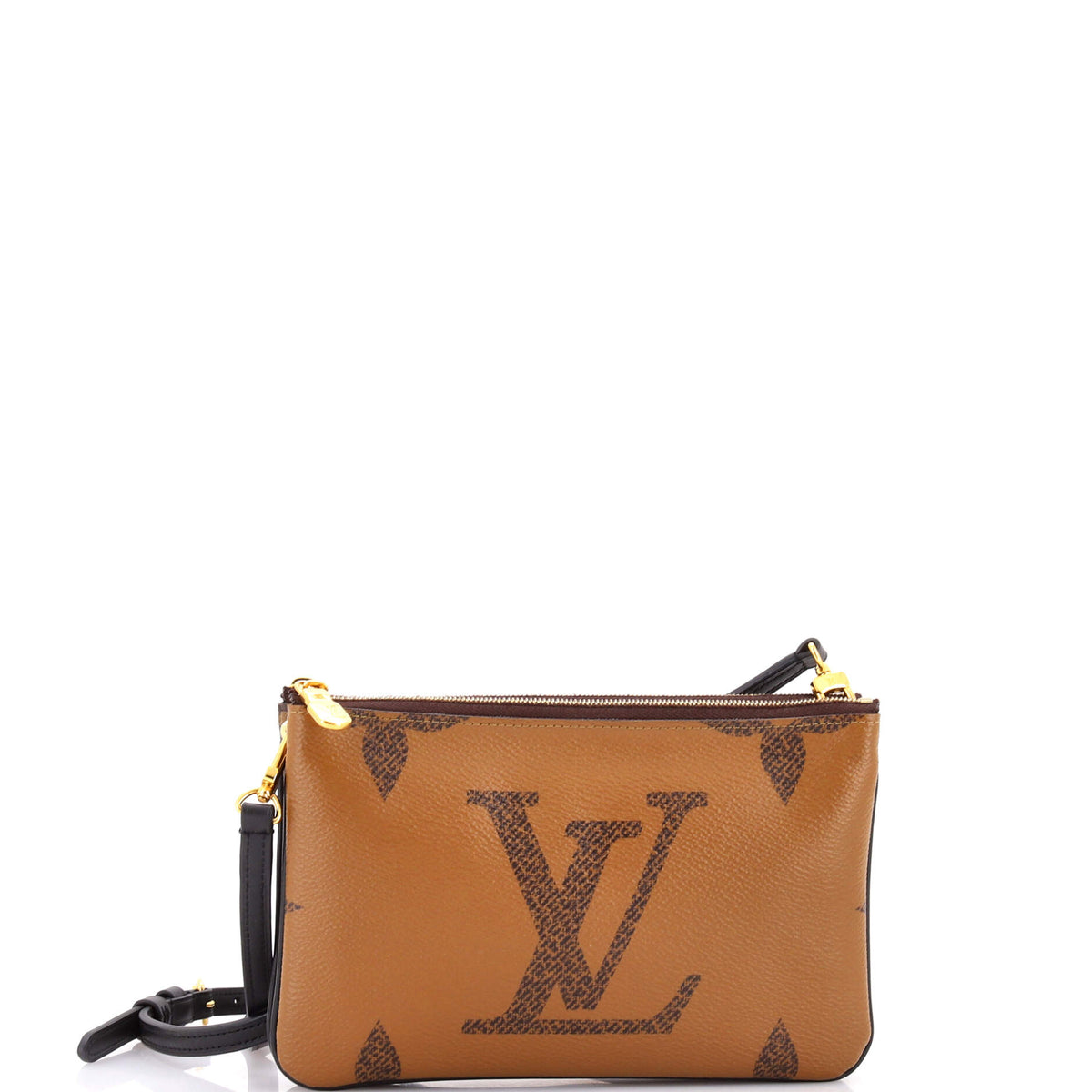 Louis Vuitton Double Zip Pochette Reverse Monogram Giant