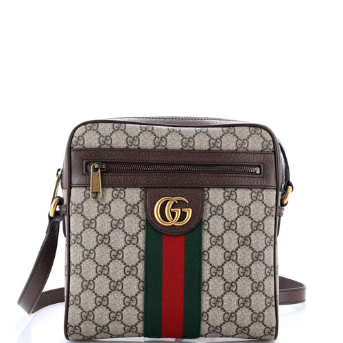 GUCCI Ophidia Messenger Bag GG Coated Canvas Small
