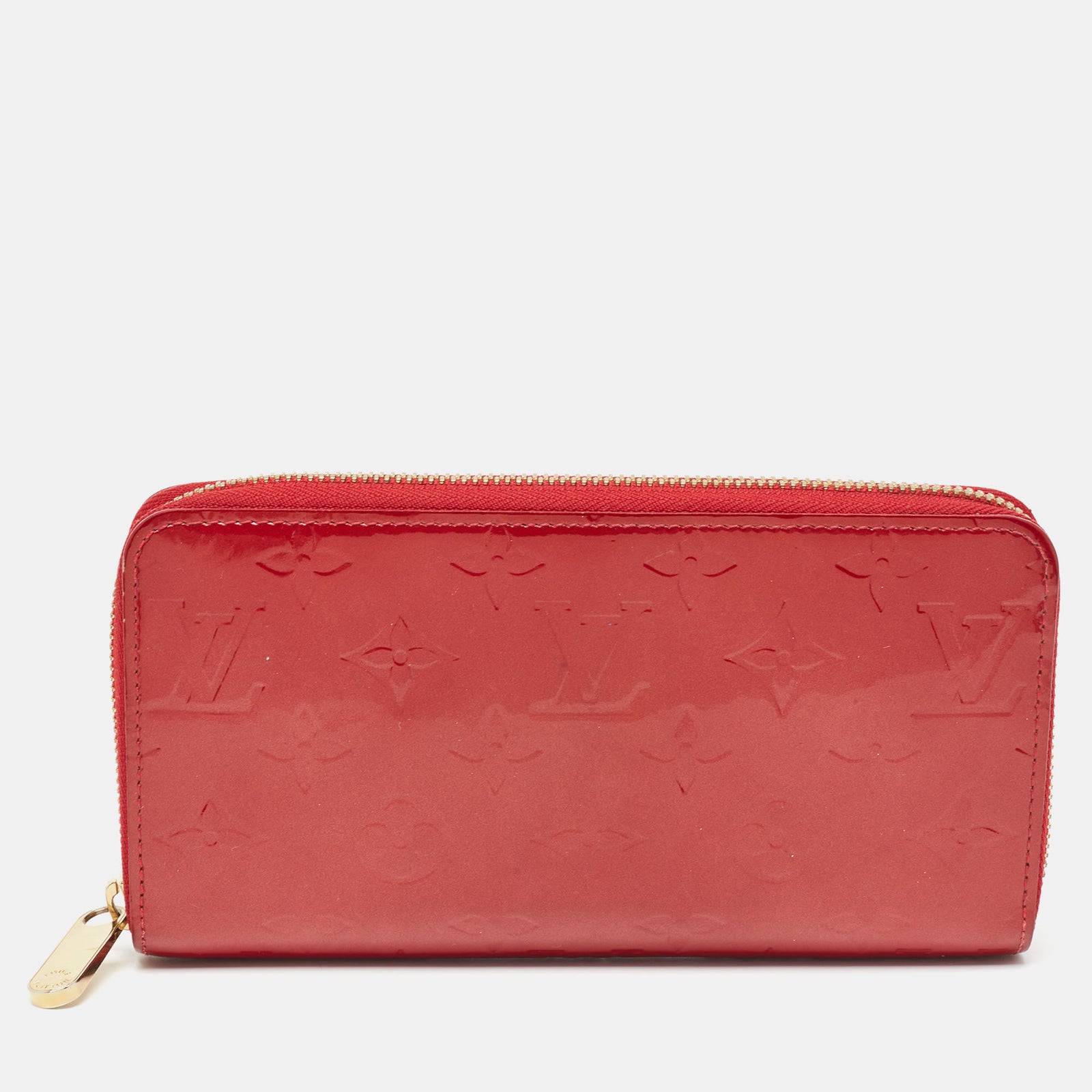 Louis Vuitton Pomme D'amour Monogramm Vernis Zippy Geldbörse