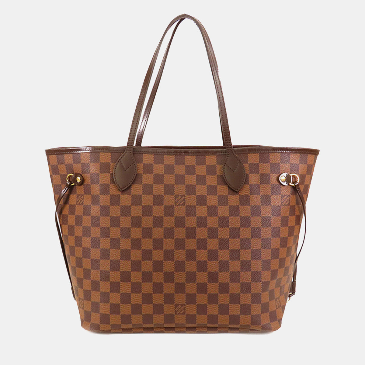 Louis Vuitton Brown Damier Ebene Canvas Neverfull MM Tote Bag