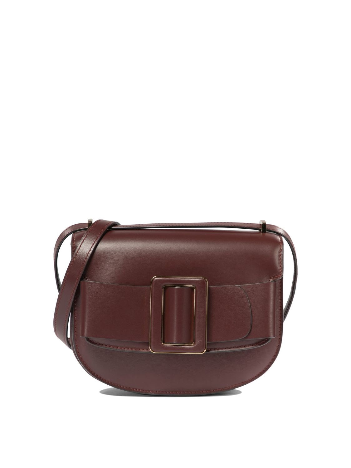 Boyy Women's "buckle Saddle" Shoulder Bag in Bordeaux | BUCKLE Color SADDLEBORDEAUX