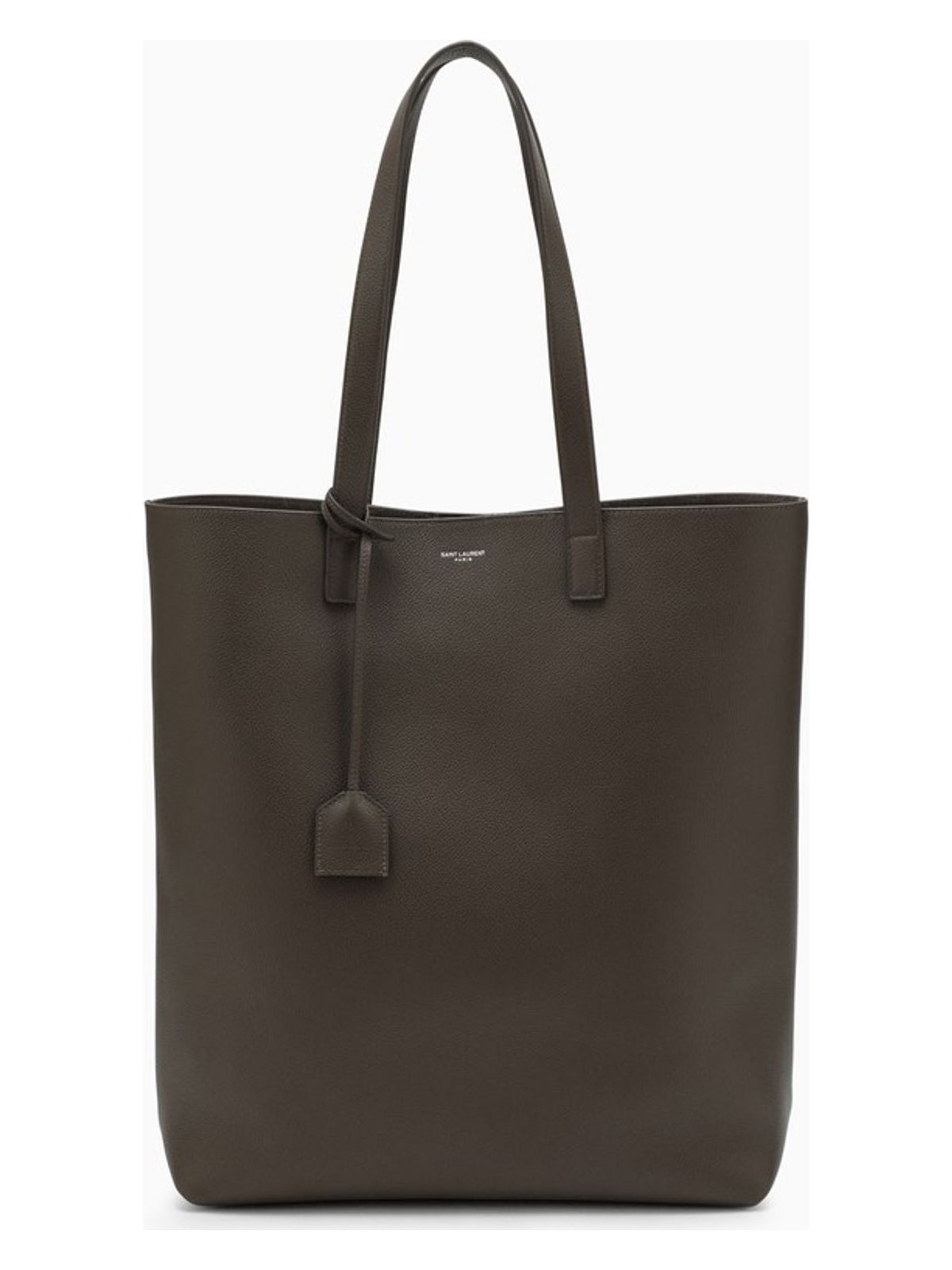 Saint Laurent Women's Bold Leather Shopping Bag in Green | 676657B680E