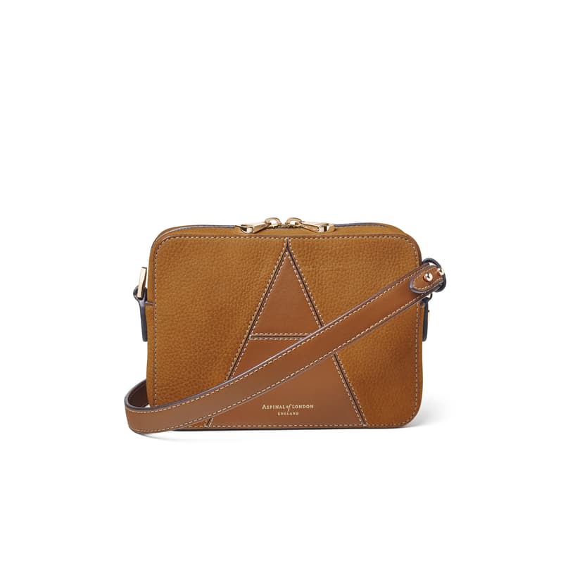 Etro Camera Crossbody Bag in Tan Nubuck