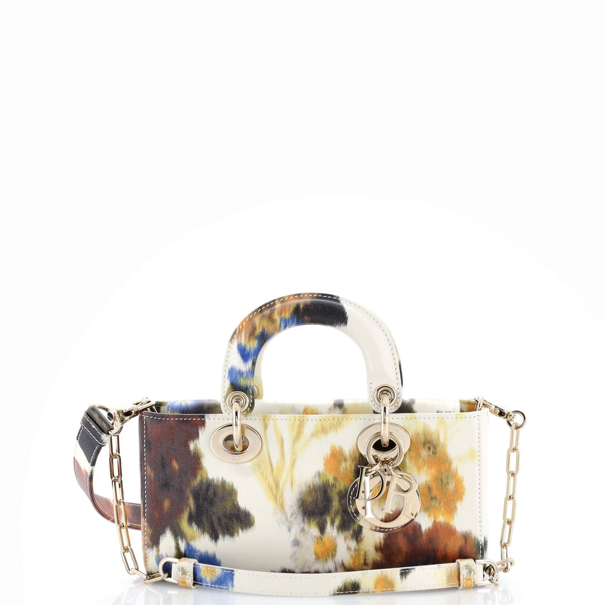 Christian Dior Lady D-Joy Bag Printed Leather Small