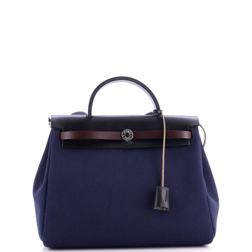Herbag Zip Leather and Toile 31