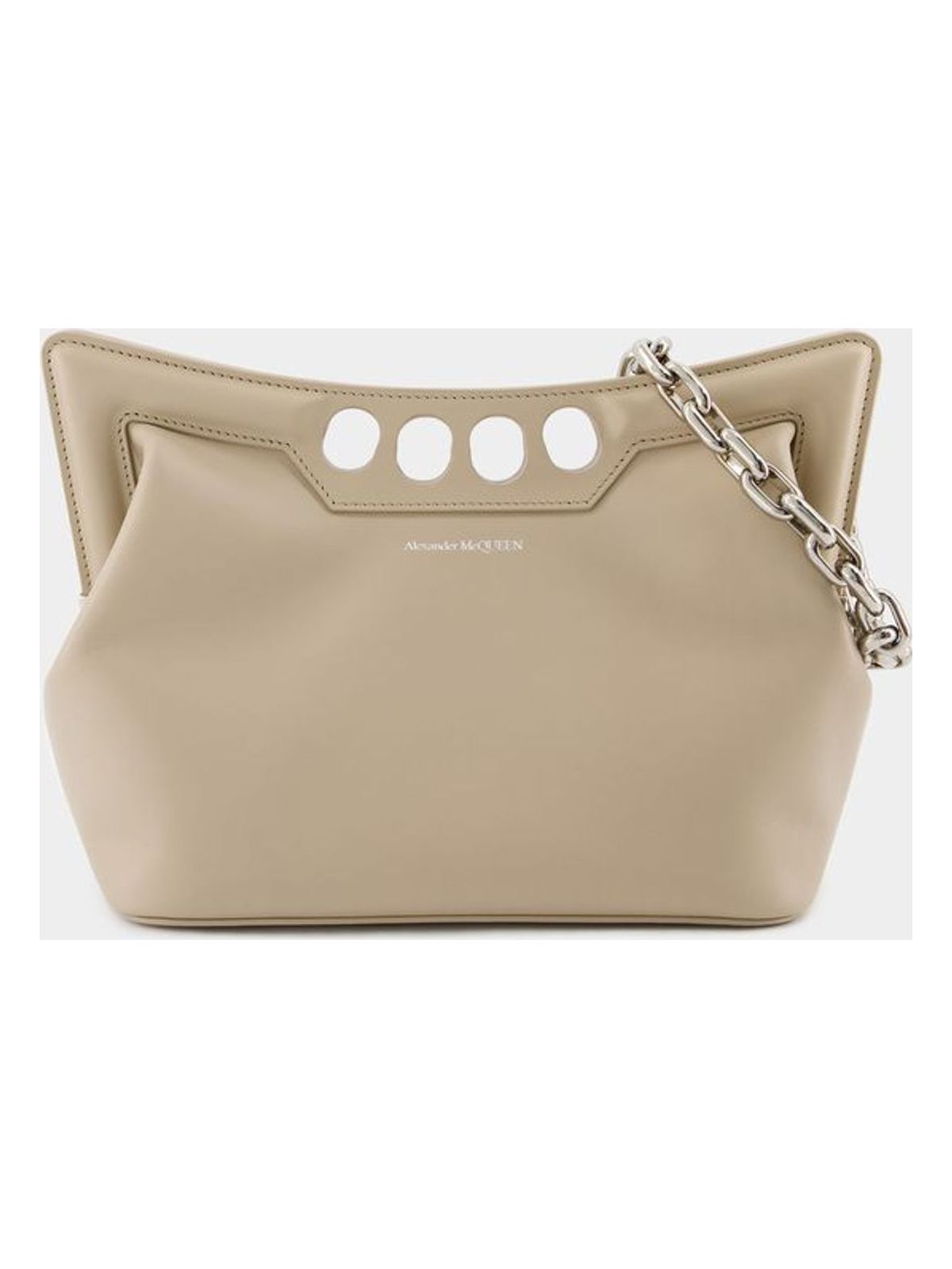 Alexander Mcqueen Women's The Small Peak Purse in Brown | 7430911BLGG2745