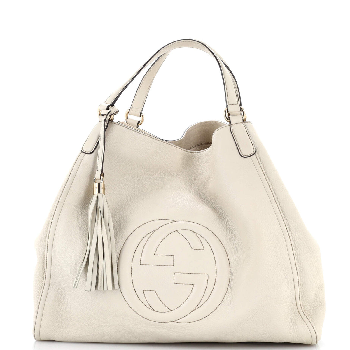 Gucci GUCCI Soho Shoulder Bag Leather Large
