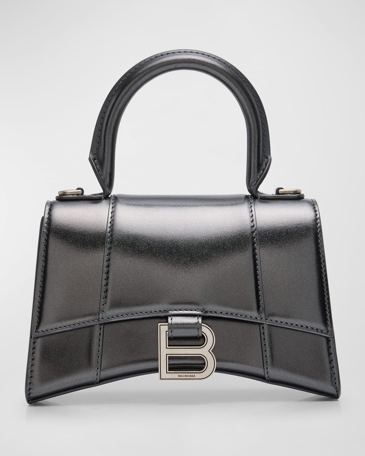 Balenciaga Hourglass XS Metallic Bag