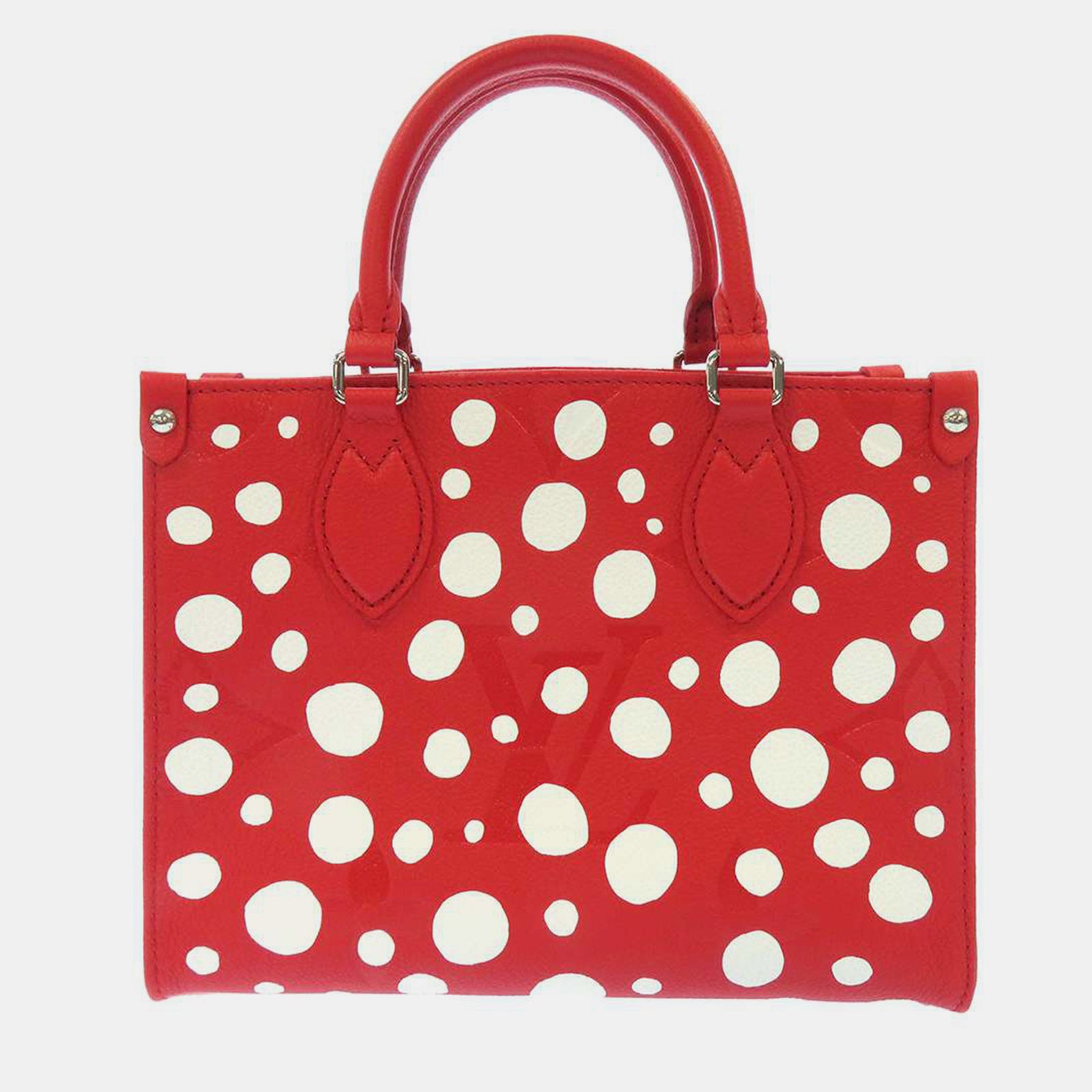 Louis Vuitton x Yayoi Kusama Red Monogram Empreinte Leder LVxYK Onthego Größe PM