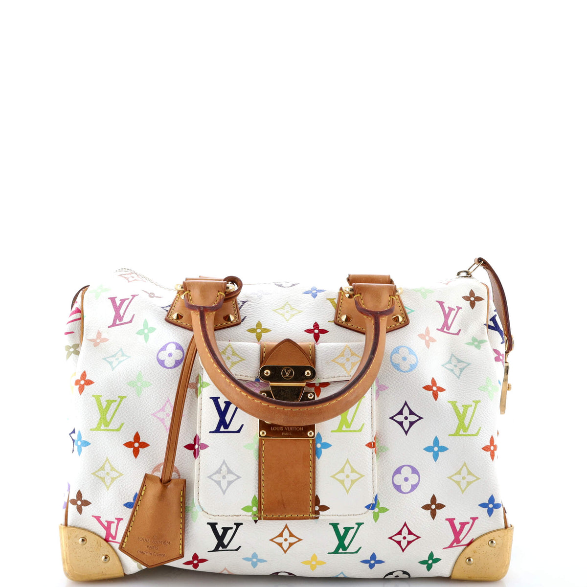 Louis Vuitton Speedy Handbag Monogram Multicolor 30