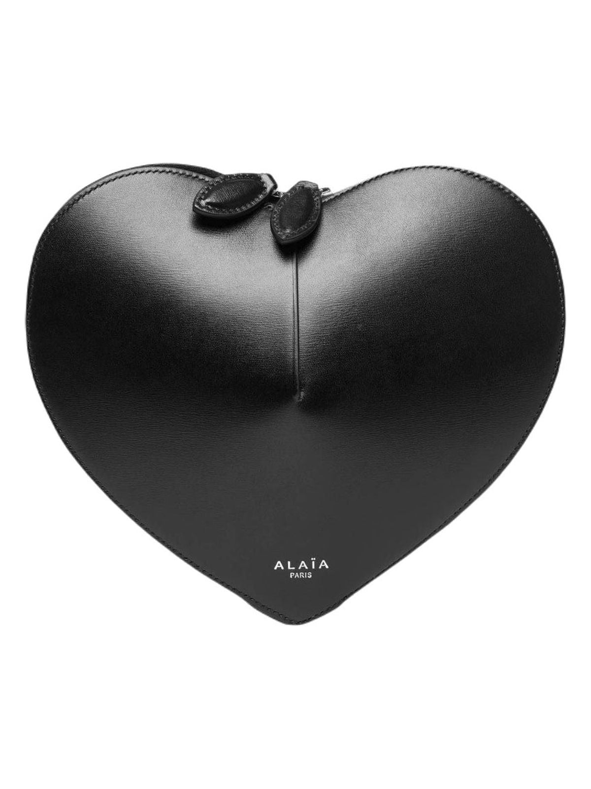 AlaÃ¯a Women's Coeur Leather Bag in Black | Size UNICA | AA1P003C0Y75