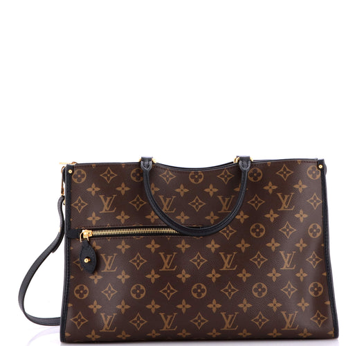 Popincourt NM Handbag Monogram Canvas with Leather MM