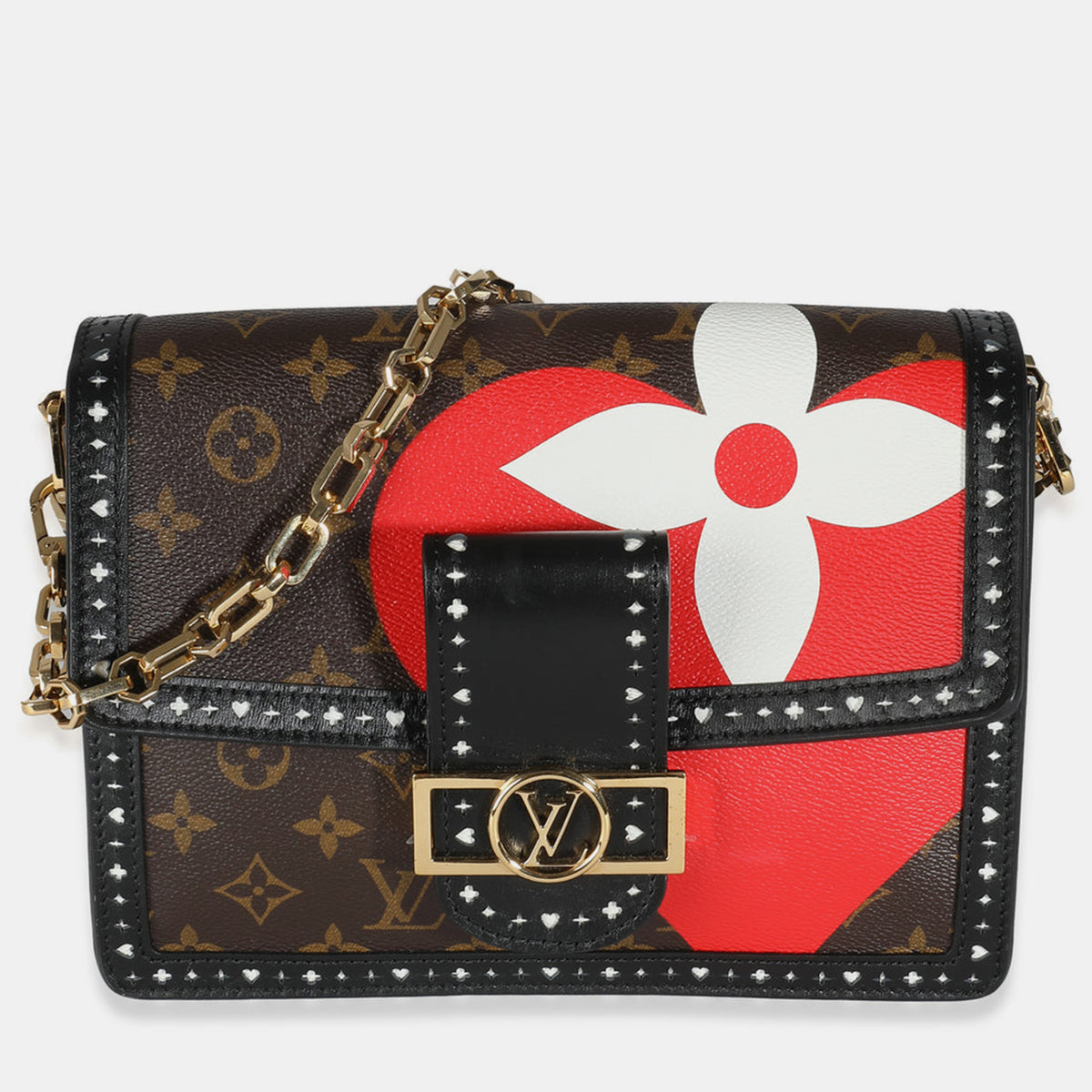 Louis Vuitton Monogram Canvas Game On Dauphine MM Shoulder Bag