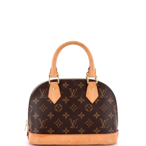 Alma Handbag Monogram Canvas BB