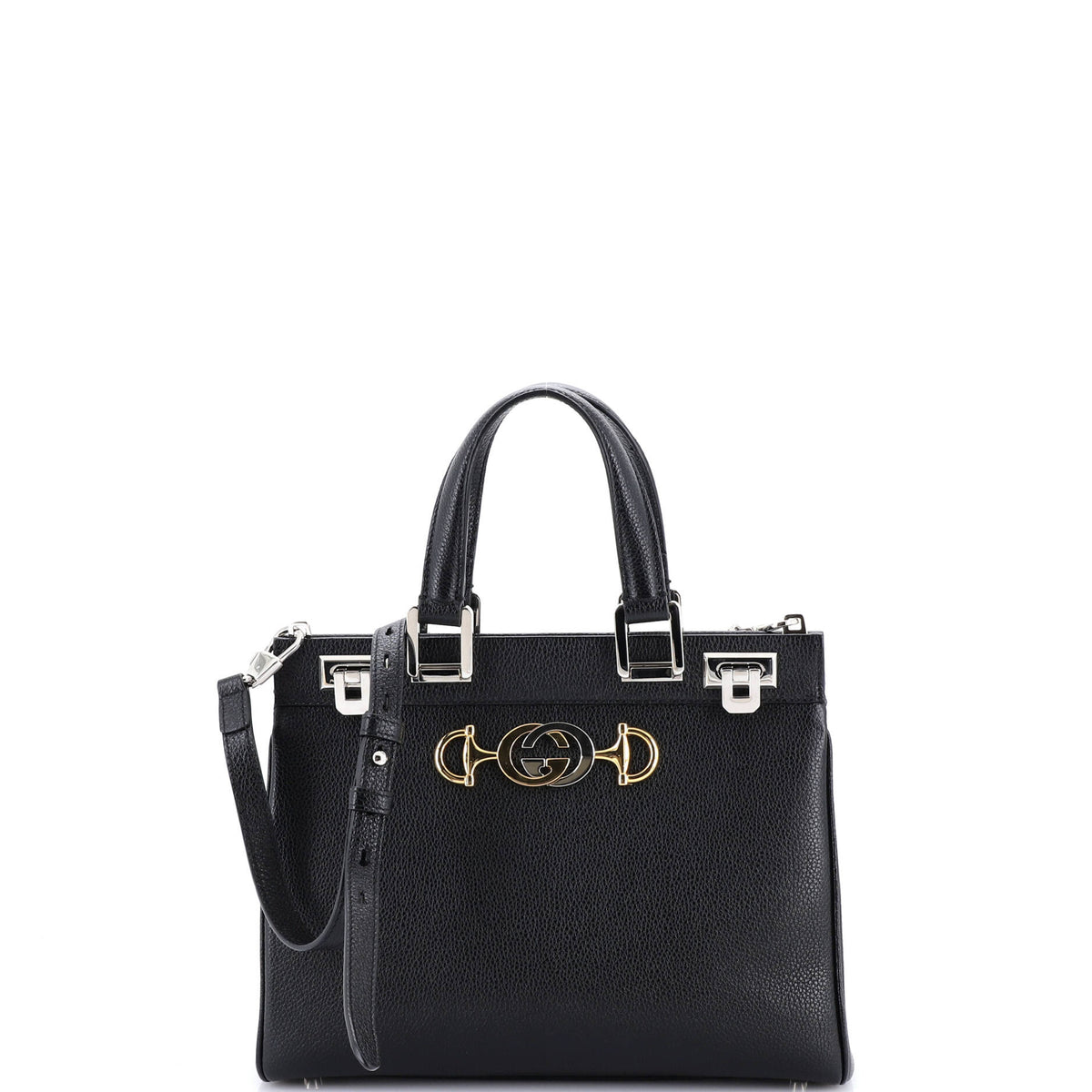 Gucci GUCCI Zumi Top Handle Bag Leather Small