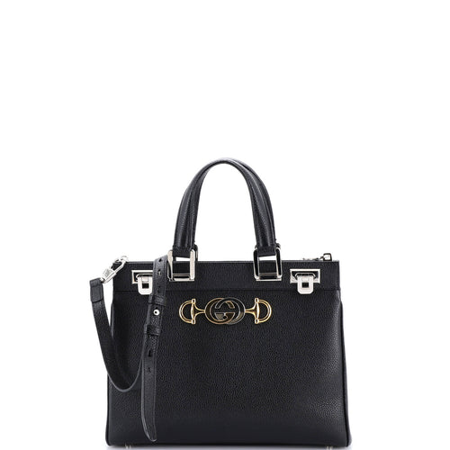GUCCI Zumi Top Handle Bag Leather Small