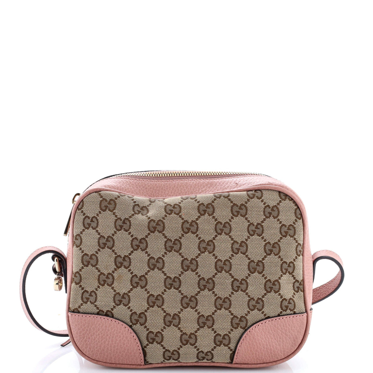 Gucci GUCCI Bree Disco Crossbody Bag GG Canvas with Leather Mini