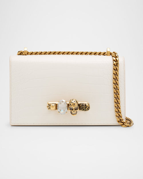 Jeweled Satchel Bag