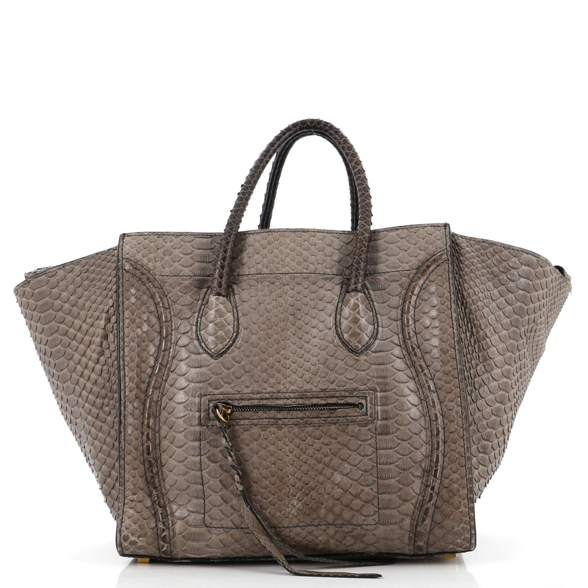 Celine CELINE Phantom Bag Python Medium