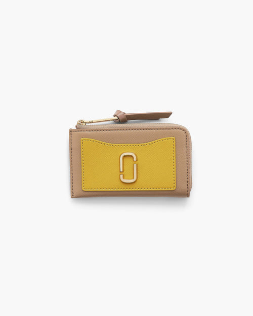 Marc Jacobs The Utility Snapshot Top Zip Multi Wallet in Joy Yellow Multi