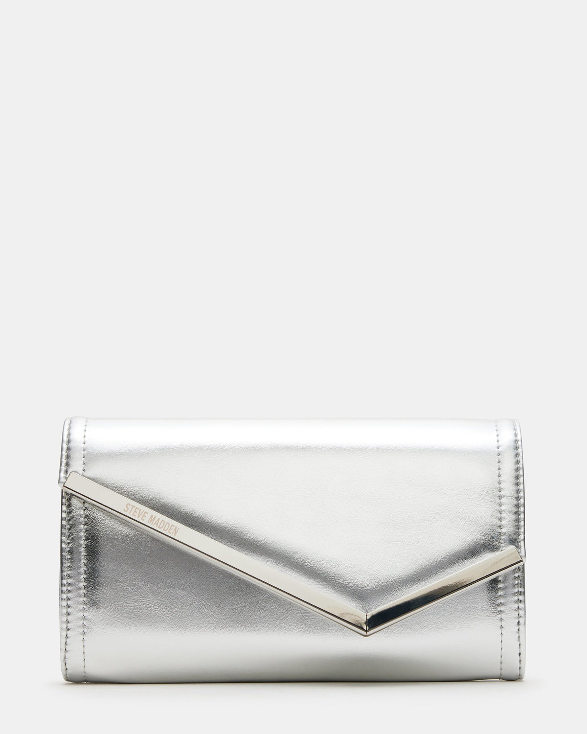 Stevemadden CLUTCHD BAG SILVER