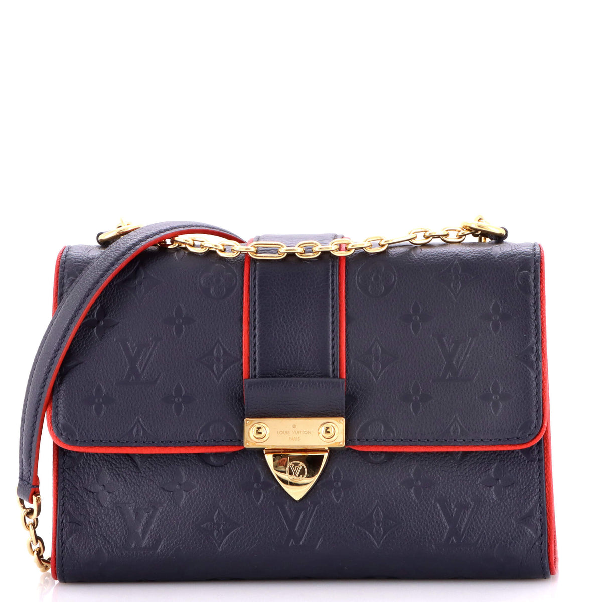 Louis Vuitton Saint Sulpice Handbag Monogram Empreinte Leather PM