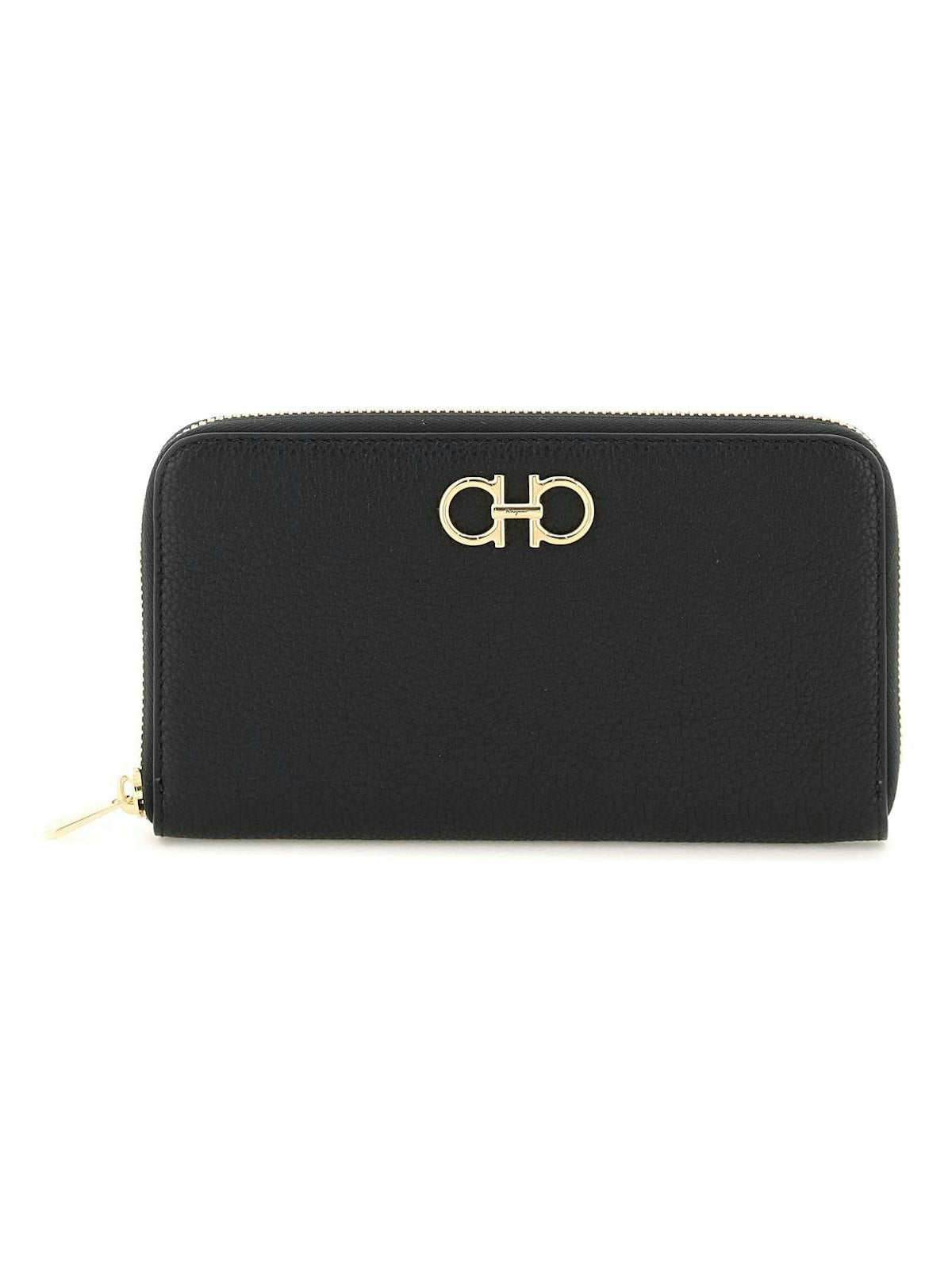 Ferragamo Women's Salvatore Gancini Continental Wallet in Black | 2204050758661