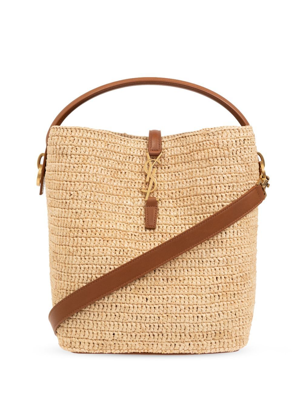 Saint Laurent Women's Le 37 Hobo Medium Bag in Natbrick | 773991GAAD7