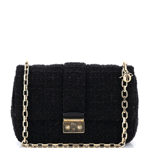 Miss Dior Flap Bag Tweed Medium