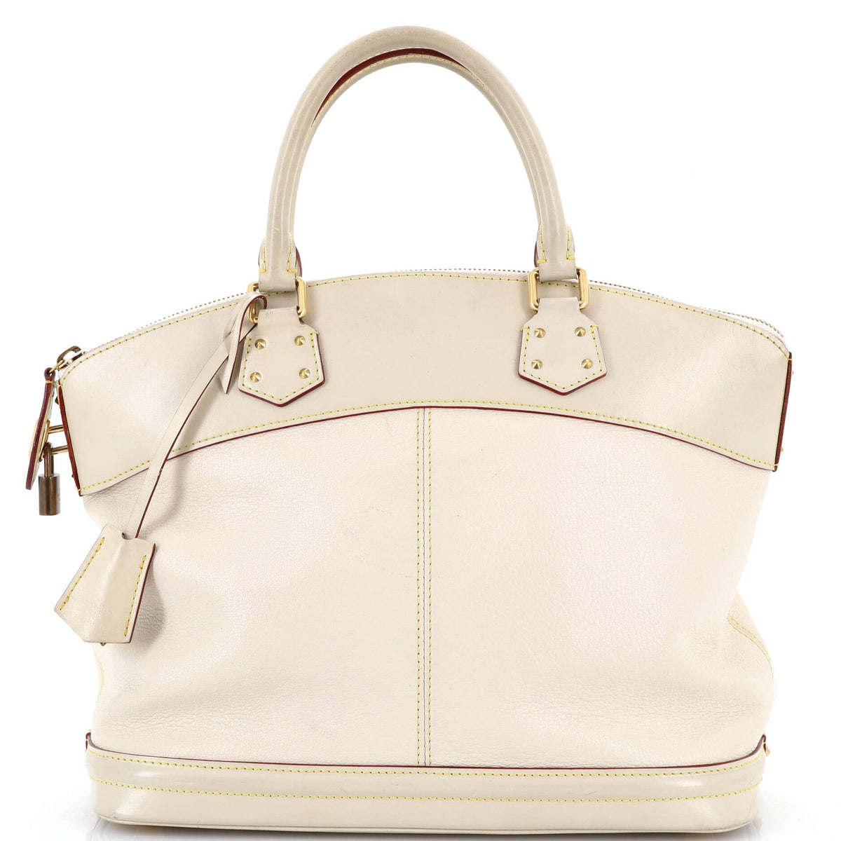 Louis Vuitton Suhali Lockit Handbag Leather MM