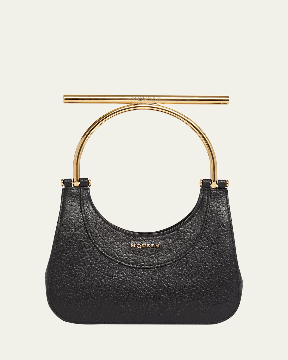 Alexander Mcqueen Mini Crossbar Leather Top-Handle Bag