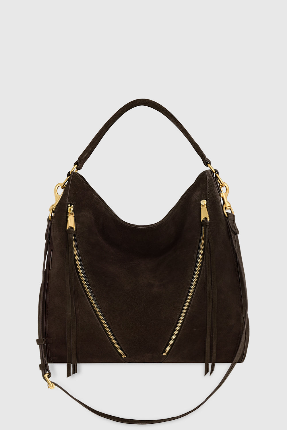 Rebecca Minkoff Moto Double Zip Hobo Bag In Fondant