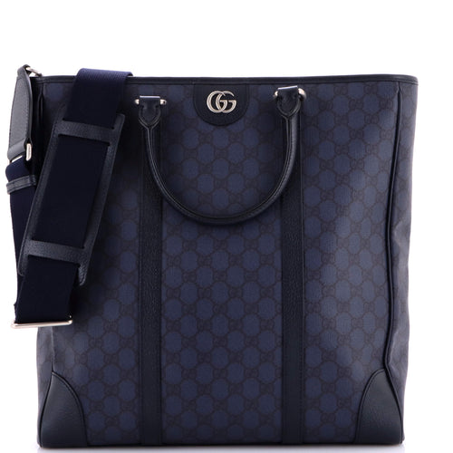 GUCCI Ophidia Convertible Open Tote GG Coated Canvas Tall