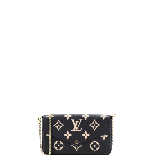 Felicie Pochette Bicolor Monogram Empreinte Giant