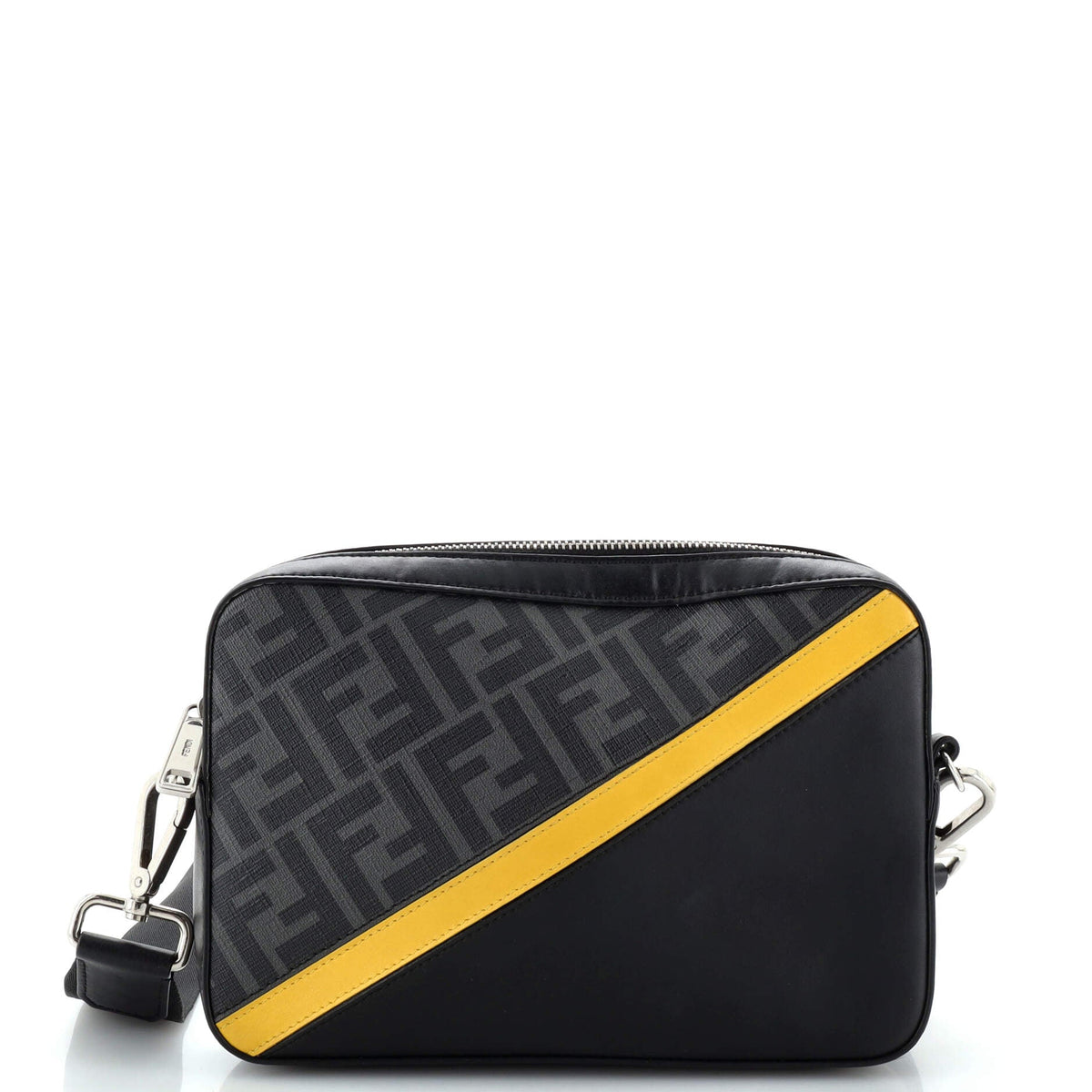 Fendi FENDI Camera Case Bag Zucca Coated Canvas and Leather Small