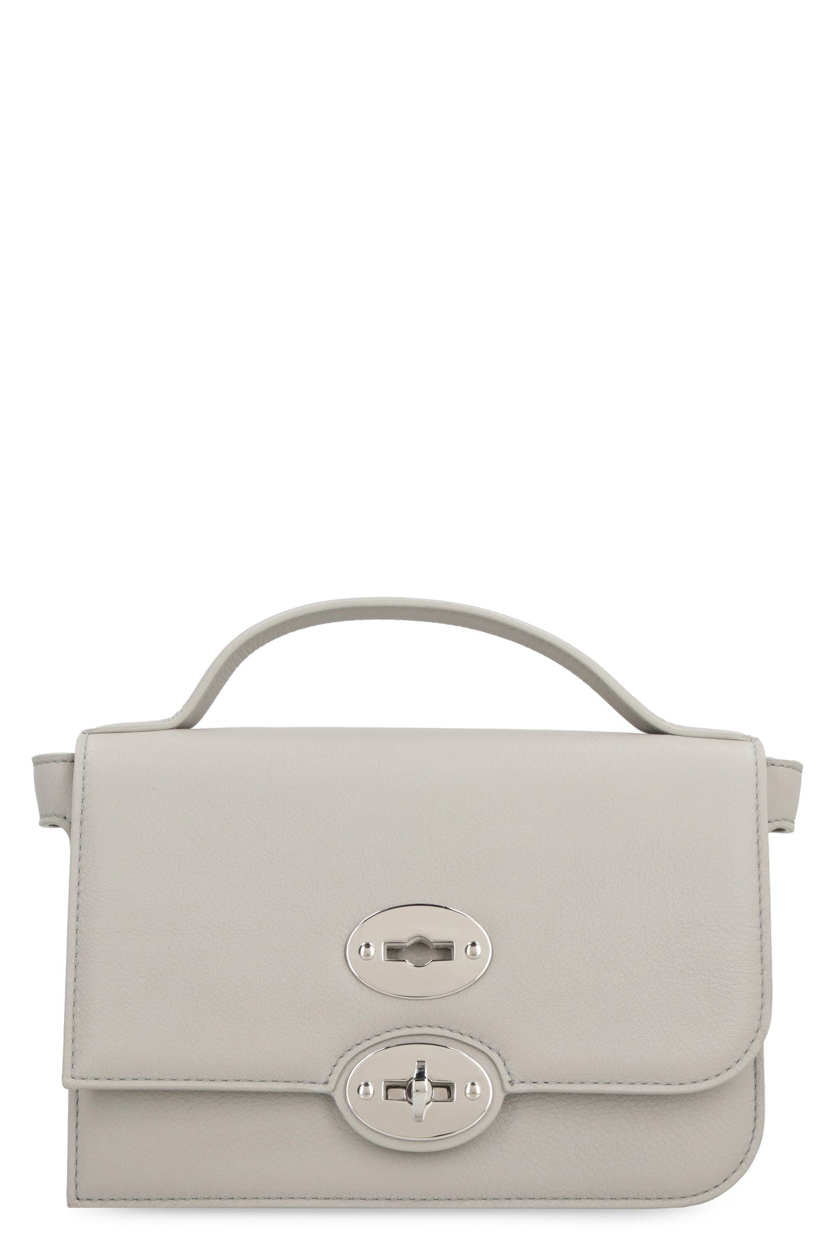 Zanellato Women's Ella Leather Handbag in Grey | 0684000660000Z1140 Color Z1140