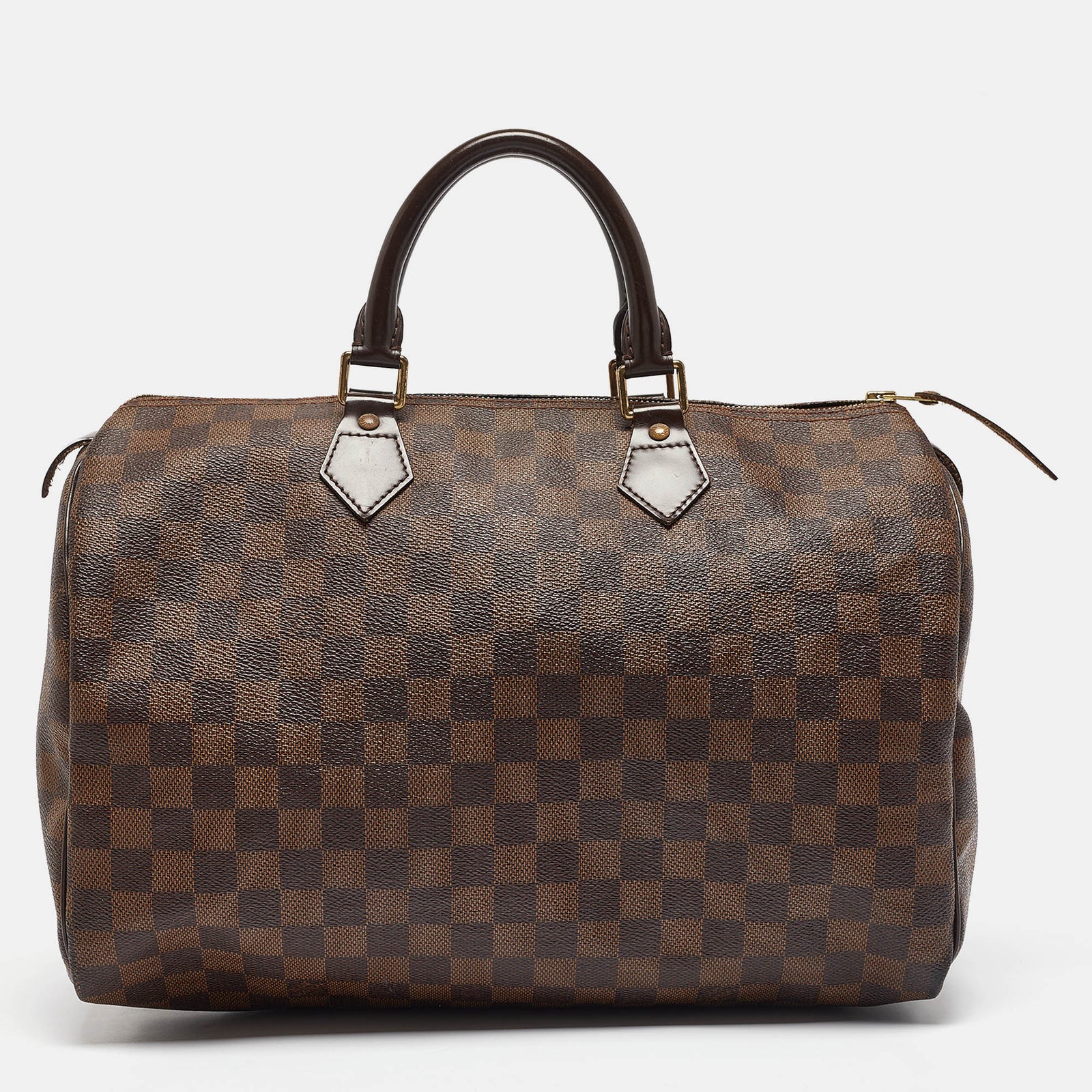 Louis Vuitton Damier Ebene Canvas Speedy 35 Tasche