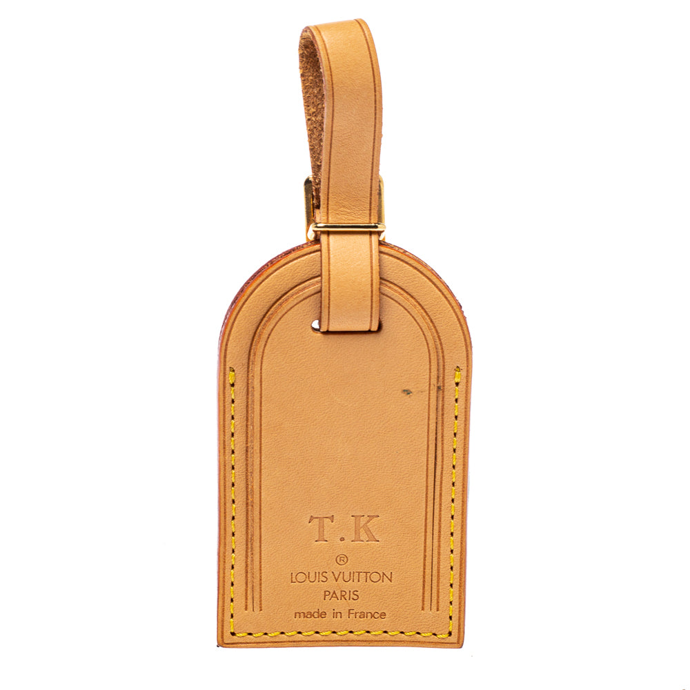 Louis Vuitton Vachetta Leather Luggage Name Tag