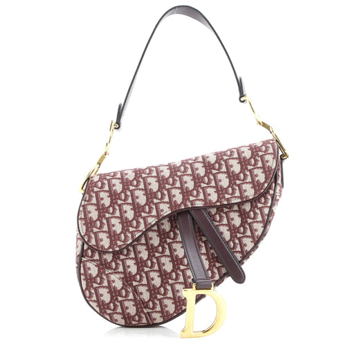 Saddle Handbag Oblique Canvas Medium
