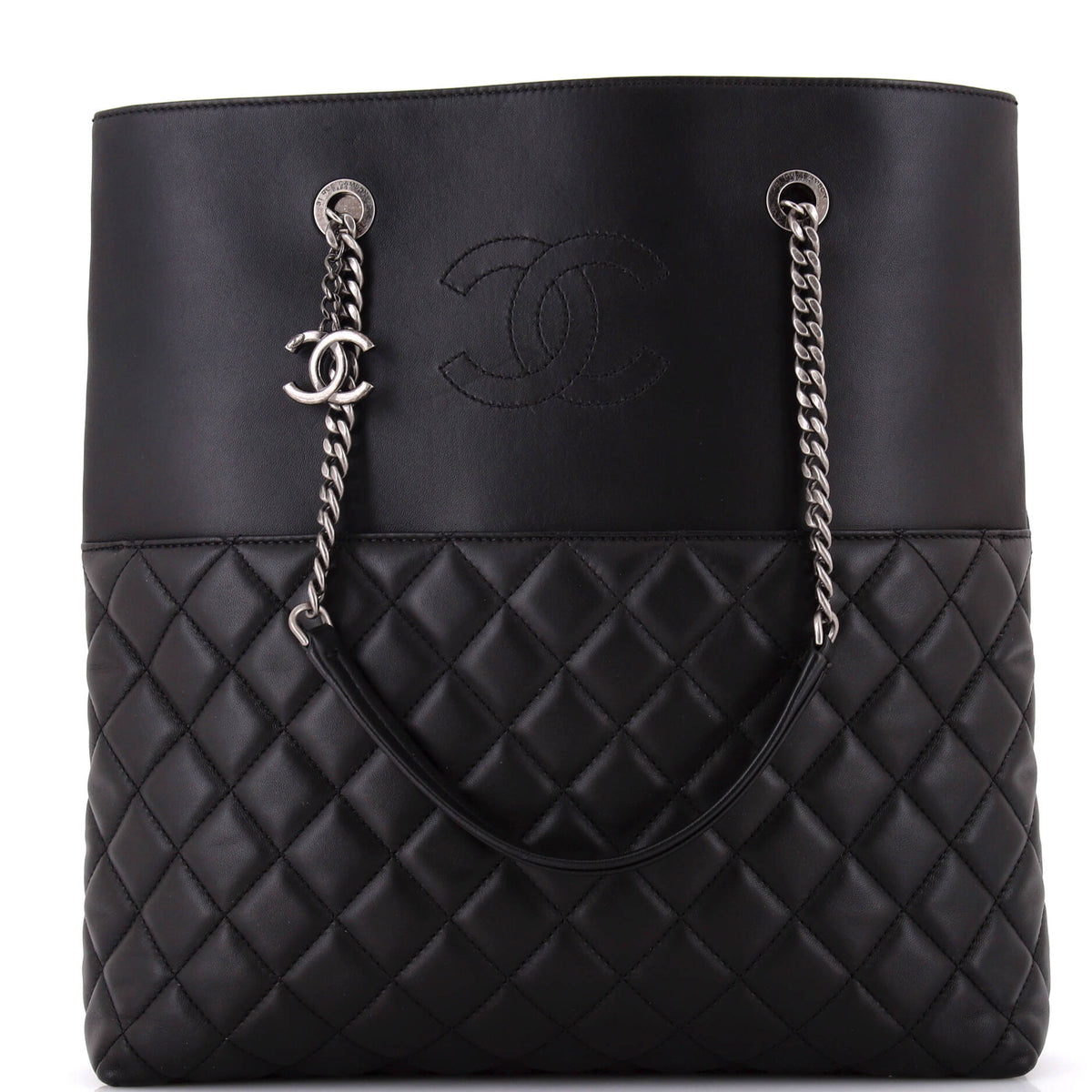 Chanel CHANEL Urban Delight Chain Tote Quilted Lambskin Large