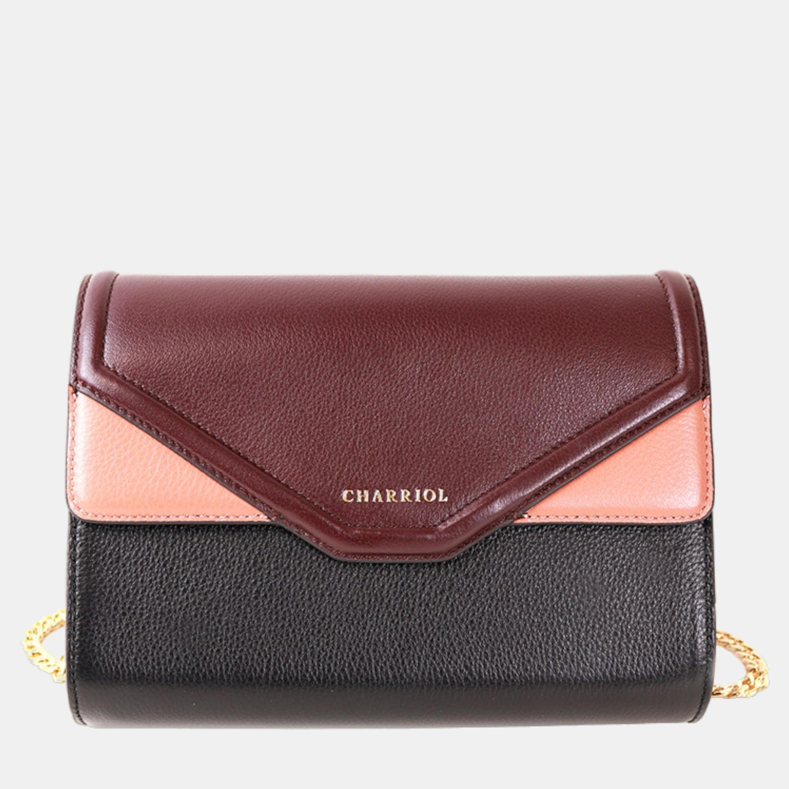 Charriol Black Leather Forever Crossbody