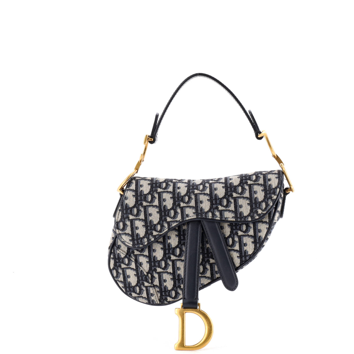 Christian Dior Saddle Handbag Oblique Canvas Mini